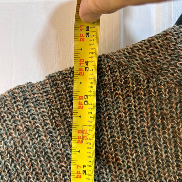 NWT C.J.Banks Marled Olive Cardigan Sweater Size 1X 100% Cotton Mature Academia - Picture 7 of 10